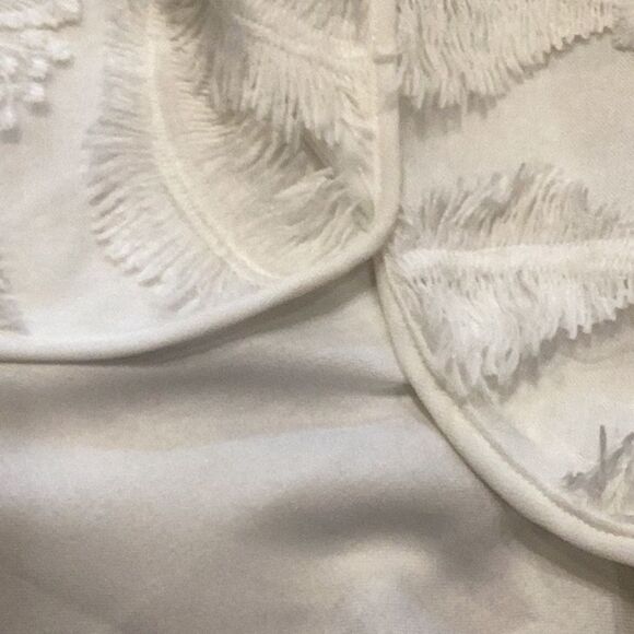 NWT Piperlime Textured Lined White Dress Size Medium - Picture 10 of 11